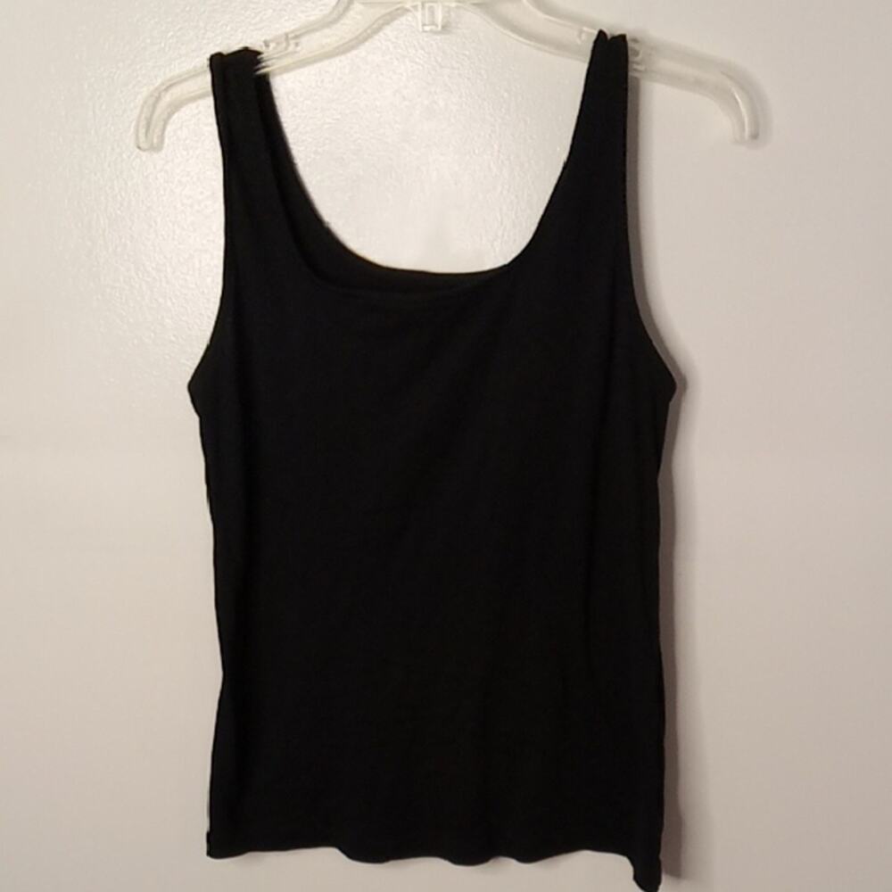 a new day Women's Size 2X Black Tank Top. Athleisure, Casual, Summer
